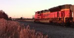 BNSF coal train DPU